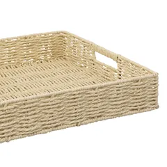 5Five Square Braided Serving Tray (35 x 35 x 7 cm)