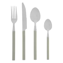 5Five Indonesie Stainless Steel Cutlery Set (24 Pc., Green)