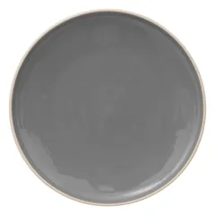 SG Earthenware Dessert Plate (19.9 x 2.4 cm, Gray)