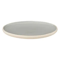 SG Earthenware Dessert Plate (19.9 x 2.4 cm, Olive Green)