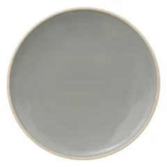 SG Earthenware Dessert Plate (19.9 x 2.4 cm, Olive Green)