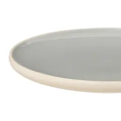 SG Earthenware Dessert Plate (19.9 x 2.4 cm, Olive Green)