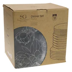 SG Thea Porcelain Dinner Set (18 Pc.)