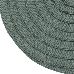 SG Olivia Braided Placemat (38 x 0.3 cm, Green)