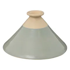 طبق تقديم فخار مع غطاء إس جي (27.9 × 20.8 سم ، زيتوني أخضر)