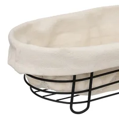5Five Oval Metal Bread Basket (28.5 x 18.5 x 11.5 cm)