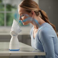 Vicks Personal Sinus Inhaler Face Steamer W/ Soft Face Mask, VH 200E1