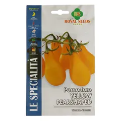 Royal Seeds Yellow Pear-Shaped Tomato Seed Pack