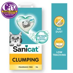 Sanicat Clumping White Duo Cat Litter (10 L)