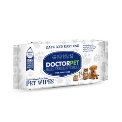 DOCTORPET Pet Wipes (56 Pc.)