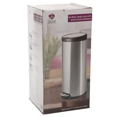 Orchid Stainless Steel Pedal Dustbin (30 L)