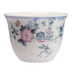 Orchid Blue Ivy New Bone China Arabic Coffee Cup Set (80 ml, 12 Pc.)