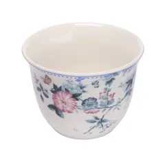 Orchid Blue Ivy New Bone China Arabic Coffee Cup Set (80 ml, 12 Pc.)