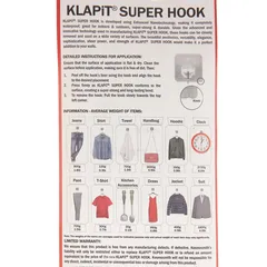 KLAPiT Super Hook Pack at 4 Pc., Silver