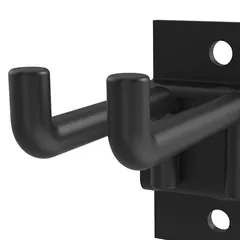 GoodHome Rand Steel Double Hook (8 x 4.2 x 6.6 cm)