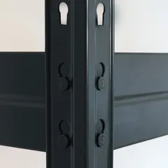 GoodHome Rand Stackable Metal Rivet Shelf (40 x 66.6 x 46 cm)