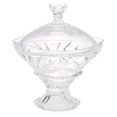 RCR Oasis Crystal Footed Candy Box (18 cm)