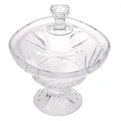 RCR Oasis Crystal Footed Candy Box (18 cm)