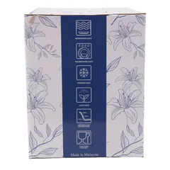 طقم سفرة مزركش رمادي كلايتان (24 قطعة)