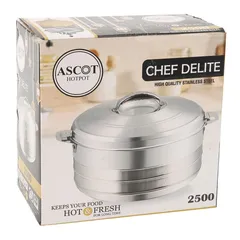 Ascot Chef Delite Stainless Steel Hotpot (2500 ml)