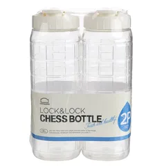 Lock & Lock Chess Water Bottle Pack (1 L, 2 Pc.)