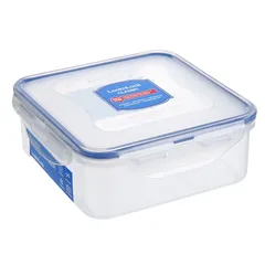 Lock & Lock Square Plastic Food Container Set (870 ml, 2 Pc.)