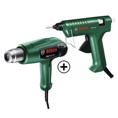 Bosch EasyHeat 500 Corded Heat Gun (1600 W) + Glue Gun, PKP 18 E