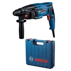 Bosch Professional Corded Rotary Hammer W/SDS Plus, GBH 220 (720 W) + Professional Corded Angle Grinder, GWS9-115 (900 W)