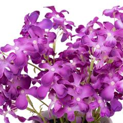 Artificial Violet Plant W/Pot (22 x 22 x 27 cm)