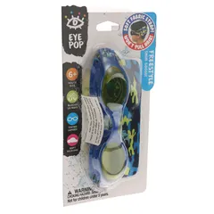 Aqua Eye Pop Freestyle Youth Swim Goggles (Blue)