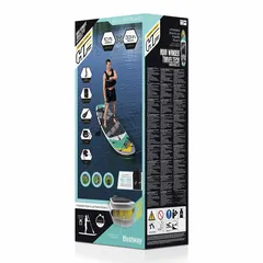 Bestway Hydro-Force Aqua Wander Inflatable Stand-Up Paddleboard Set (6 Pc., 305 x 84 x 12 cm)