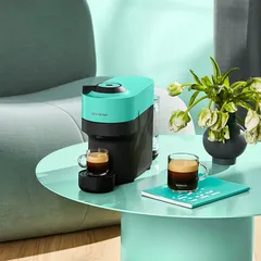 Nespresso Vertuo Pop Coffee Machine, GCV2-GB-AQ-NE (560 ml, Aqua)