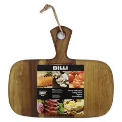 Billi Acacia Wood Paddle Cutting Board (32 x 28 x 1.5 cm)