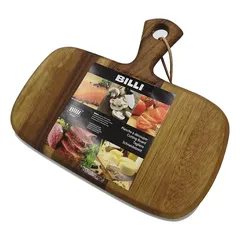 Billi Acacia Wood Paddle Cutting Board (32 x 28 x 1.5 cm)