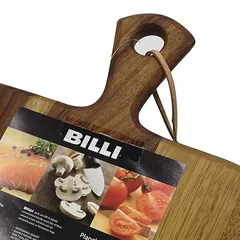 Billi Acacia Wood Paddle Cutting Board (32 x 28 x 1.5 cm)