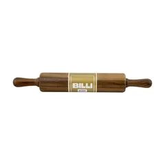 Billi Acacia Wood Rolling Pin (22.86 cm)