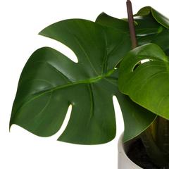 Artificial Monstera Plant W/Pot (30 x 28 cm)