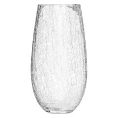 Buy Atmosphera Crackled Glass Vase 14 x 26.5 cm Online in Dubai