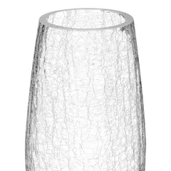 Buy Atmosphera Crackled Glass Vase 14 x 26.5 cm Online in Dubai