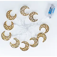 Hilalful Battery-Operated Small Crescent LED String Light (1.65 m)