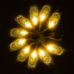 Hilalful Battery-Operated Eid Mubarak LED String Light (1.65 m)