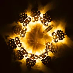Hilalful Battery-Operated Eid Sheep LED String Light (1.65 m)