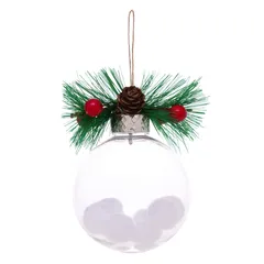 Atmosphera Bauble W/Branches & Berries (Assorted colors/designs, 9 x 9 x 12 cm)