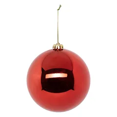 Atmosphera Maxi Bauble (15 x 16.2 cm, Red)