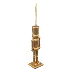 Atmosphera Golden Nutcracker Tree Ornament (5 x 4.5 x 17.7 cm)