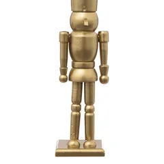 Atmosphera Golden Nutcracker Tree Ornament (5 x 4.5 x 17.7 cm)