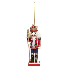 Atmosphera Nutcracker Tree Ornament (Assorted colors/designs, 4.3 x 3.5 x 13 cm)