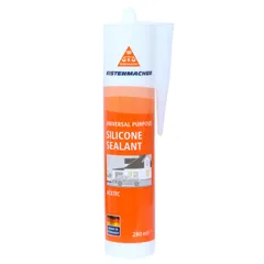 Kistenmacher Universal Purpose Silicone Sealant (280 ml, White)