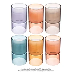 Atmosphera Scented Candle W/Glass Holder (Assorted colors/scents, 330 g)