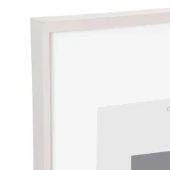 إطار صورة خشبي أتموسفيرا (أبيض، 72.3 × 3.7 × 102.2سم)